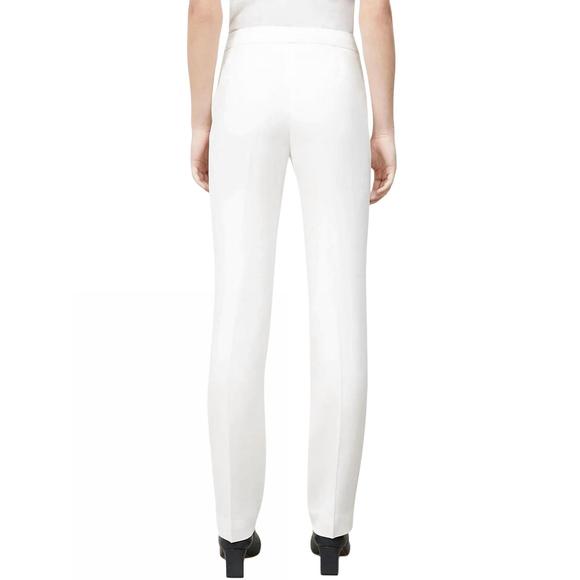 NEW LAFAYETTE 148 finesse crepe barrow pant in cloud - Picture 3 of 3